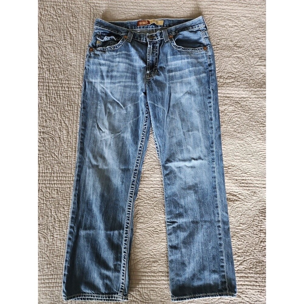 BIG STAR Eastman Loose Straight Denim Blue Jeans Mens 34S 34x30